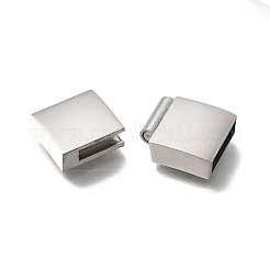 304 Stainless Steel Magnetic Clasps&nbsp;STAS-D382-06C-P