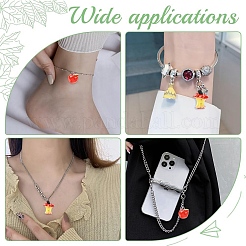 20Pcs 2 Styles Apple Resin Charms&nbsp;RESI-YW0004-67