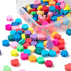 150Pcs 3 Style Handmade Polymer Clay Beads&nbsp;CLAY-LS0001-07