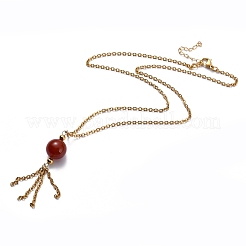 304 Stainless Steel Pendant Necklaces&nbsp;NJEW-H210-D-G