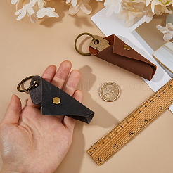2Pcs 2 Colors PU Leather Key Storage Bags&nbsp;ABAG-FH0001-22