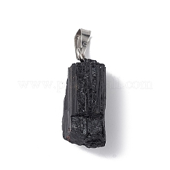 Natural Black Tourmaline Pendants&nbsp;LS-G-F739-01P