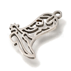 201 Stainless Steel Pendants&nbsp;STAS-R136-21P