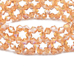 Bling Glass Beaded Stretch Bracelet&nbsp;BJEW-N018-03