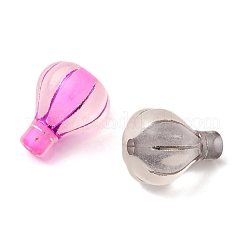 Spray Painted Transparent Acrylic Beads&nbsp;OACR-H054-14