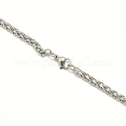Tarnish Resistant 304 Stainless Steel Wheat Chain Necklace Making&nbsp;STAS-A028-N005P