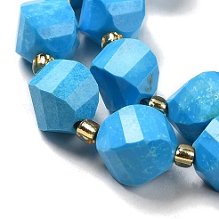 Dyed Natural Howlite Beads Strands&nbsp;G-G023-B01-01A