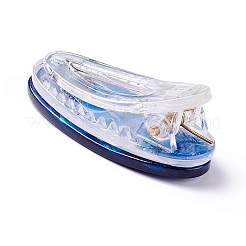 Cellulose Acetate(Resin) and Plasic Alligator Hair Clips&nbsp;LS-PHAR-C008-01C