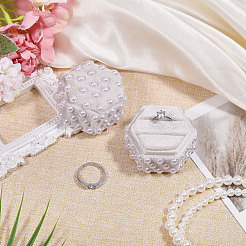 Velvet Couple Ring Boxes&nbsp;VBOX-WH0019-001