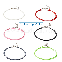 Waxed Cotton Cord Necklace Making&nbsp;MAK-BT0001-03