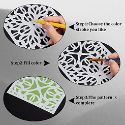 PET Hollow Out Drawing Painting Stencils&nbsp;DIY-WH0032-54C