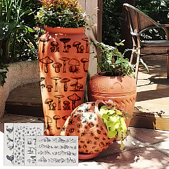 4Sheets 4 Styles Paper Ceramic Decals&nbsp;DIY-OC0014-68