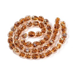 Handmade Foil Glass Beads&nbsp;FOIL-N029-10E
