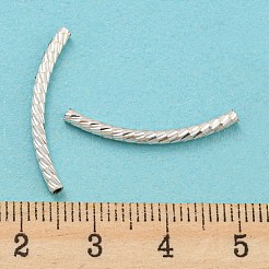 925 Sterling Silver Tube Beads&nbsp;STER-Q191-01C-S