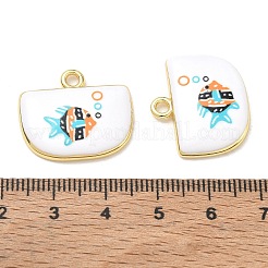 Printed Brass Pendants&nbsp;KK-CBAF9BC-06G-01