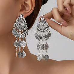 Alloy Crystal Rhinestone Chandelier Earrings for Women&nbsp;WG1C2F6-04