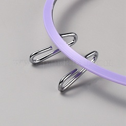 Plastic Round Embroidery Hoops&nbsp;TOOL-WH0518-65E
