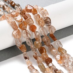 Natural Rutilated Quartz Beads Strands&nbsp;G-P497-01C-20