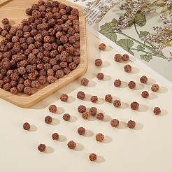 200Pcs Undyed Natural Rudraksha Beads&nbsp;WOOD-ME0001-14