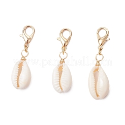 Shell Pendant Decoration&nbsp;HJEW-JM03185-02