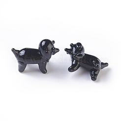 Handmade Lampwork Puppy Home Display Decorations&nbsp;LAMP-L075-032