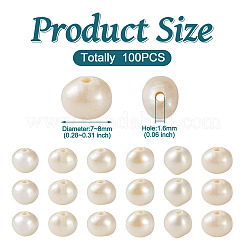 Natural Cultured Freshwater Pearl Beads&nbsp;X-PEAR-BT0002-01