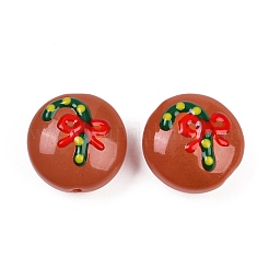 Christmas Handmade Lampwork Enamel Beads&nbsp;X1-LAMP-C020-03E