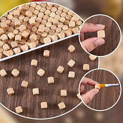 300Pcs Unfinished Schima Woods Block&nbsp;DJEW-SP0001-52C