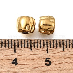 Hammered Textured 304 Stainless Steel Spacer Beads&nbsp;STAS-L315-073A-G04