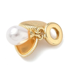 Brass European Dangle Charms&nbsp;KK-D502-07G