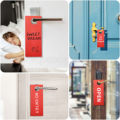 Frosted PVC Blank Doorknob Labels&nbsp;DIY-WH0032-38