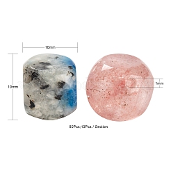 80Pcs 8 Style Natural & Synthetic Gemstone Beads&nbsp;G-LS0002-22