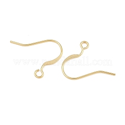Brass Flat Ear Wire&nbsp;KK-CBA57BD-09G