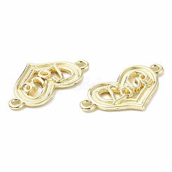 Rack Plating Alloy Connector Charms&nbsp;PALLOY-M203-15LG