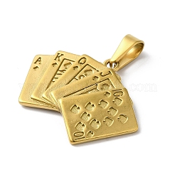 PVD Vacuum Plating 304 Stainless Steel Pendants&nbsp;STAS-B069-23G