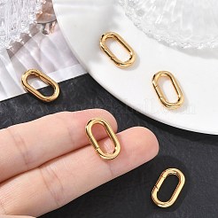 SHEGRACE Brass Spring Gate Rings&nbsp;XGRQ7M143-981G