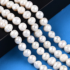 Natural Cultured Freshwater Pearl Beads Strands&nbsp;PEAR-N013-07N