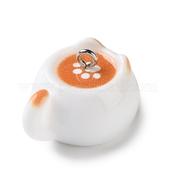 Opaque Resin Pendants&nbsp;RESI-F077-02P