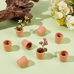 10Pcs Mini Porcelain Vase Miniature Ornaments&nbsp;DJEW-GF0001-93