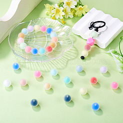 40Pcs Food Grade Eco-Friendly Silicone Focal Beads&nbsp;SIL-TA0003-62