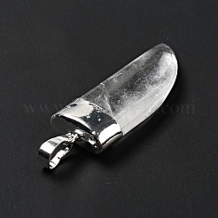Natural Quartz Crystal Pendants&nbsp;G-P474-04S-07