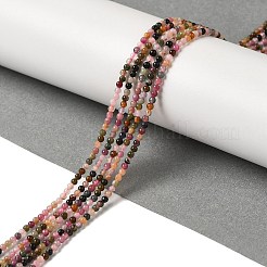 Natural Multicolor Tourmaline Beads Strands&nbsp;G-B090-A03-01