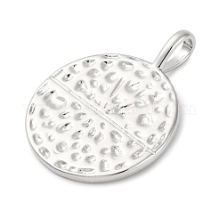 Rack Plating Brass Micro Pave Cubic Zirconia Pendants&nbsp;KK-M021-06P