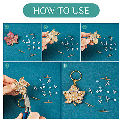 Brass Tube Bails&nbsp;DIY-TA0014-37C-S