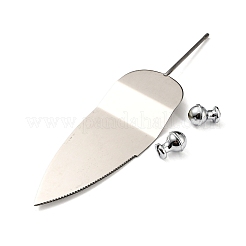 Non-Tarnish 201 Stainless Steel Cake Spatulas&nbsp;LS-AJEW-P114-01K-P