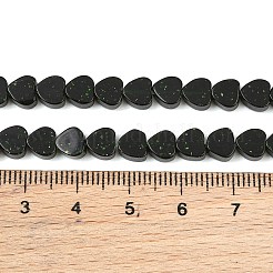 Synthetic Green Goldstone Beads Strands&nbsp;GG-CBA199E-B03-02