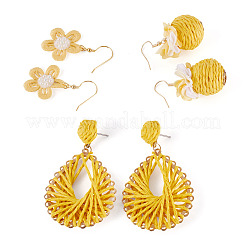 3 Pairs 3 Styles Earrring Sets&nbsp;EJEW-TA000-70B