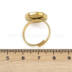 Golden 304 Stainless Steel Finger Rings&nbsp;RJEW-H254-08B-G