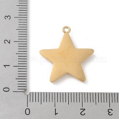 304 Stainless Steel Rhinestone Pendants&nbsp;STAS-Z122-51G-01