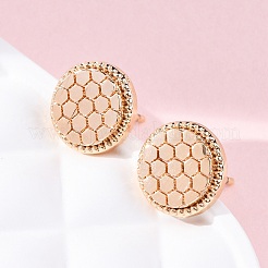 Brass Stud Earrings&nbsp;EJEW-D288-03G